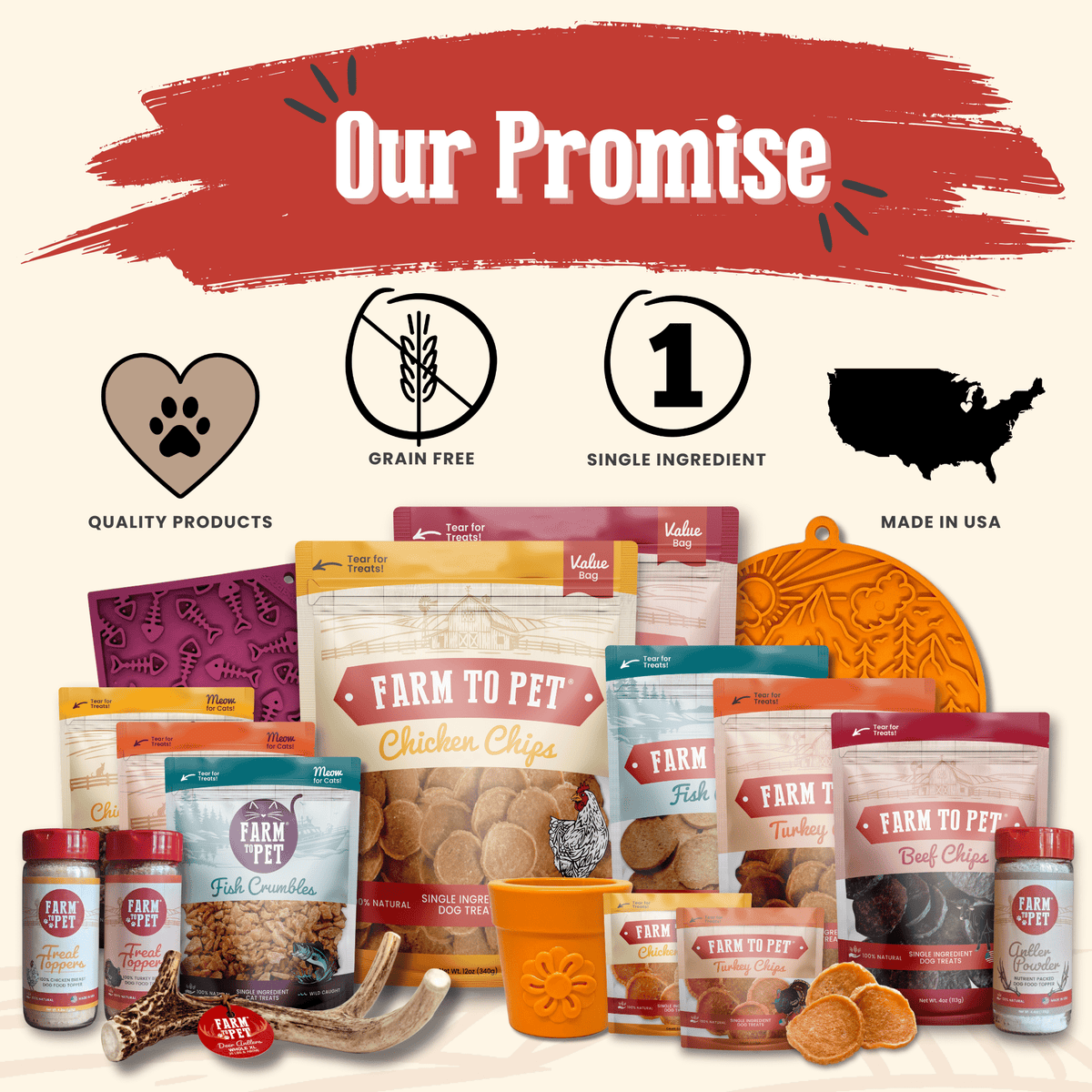Farm To Pet Chicken Chips for Dogs