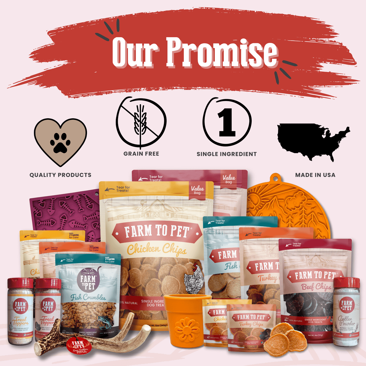 Farm To Pet Beef Chips for Dogs