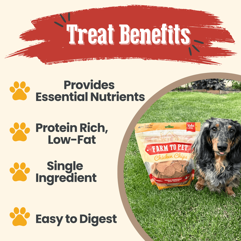 Farm To Pet Chicken Chips for Dogs