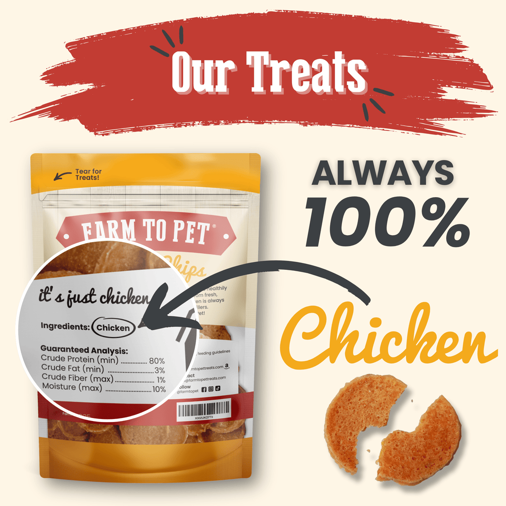 Farm To Pet Chicken Chips for Dogs