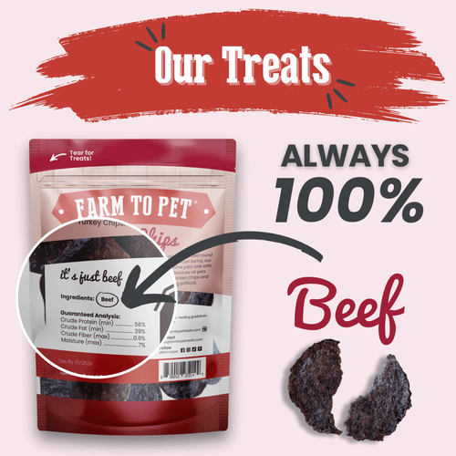 Farm To Pet Beef Chips for Dogs
