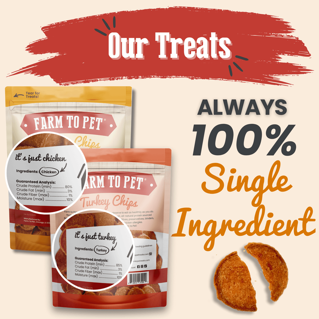 Farm To Pet Chicken & Turkey Chip Duo for Dogs